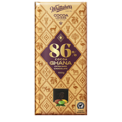 Whittakers 86% Ghana Extra Dark |100 g