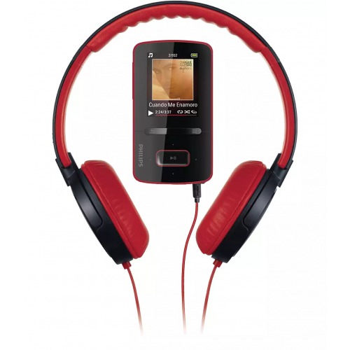 Philips MP4 player with DJ headphones