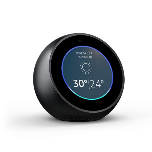 Echo Spot – Smart Alarm Clock with Alexa – Black