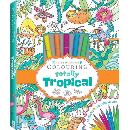 Kaleidoscope Colouring Totally Tropical Marker Kit