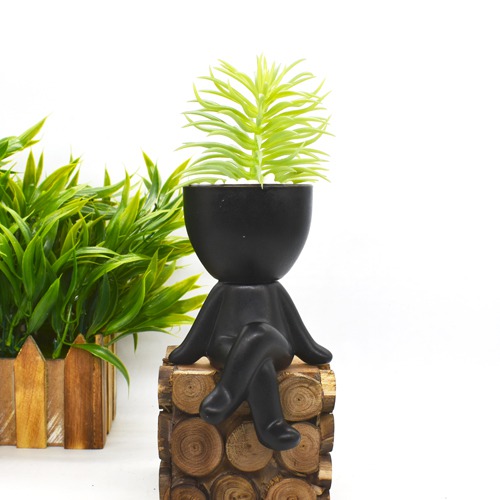 Plastic Artificial Plants With Pot, Indoor Artificial Plants With Pot For Desk Or Home Decoration, Artificial Green Plants for Decor, Home, Office, and Decoration