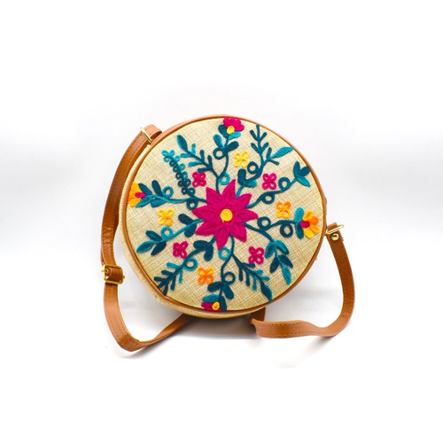 Women Hand Crafted Sting Bag | Handcrafted Embroidery Women’s Sling Bag