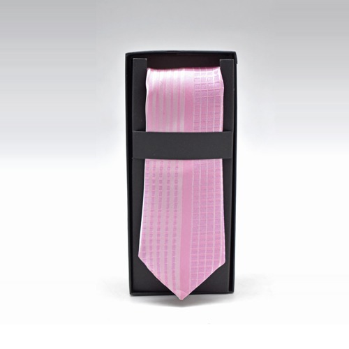 Panel Tie For Men | Pink Colour Necktie Gift  Formal Tie | Gift For Men