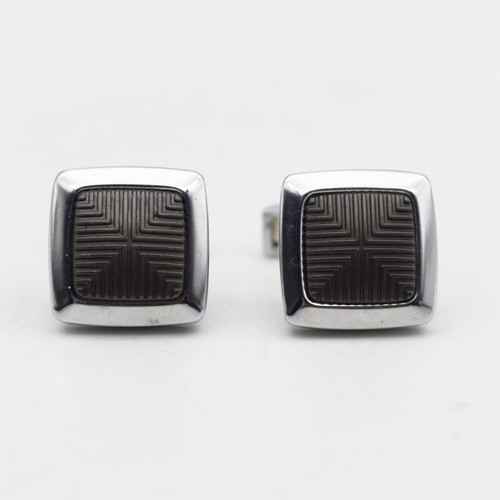 The Silver Self Cufflinks for Men | Cufflinks Set for Men Boys Wedding Business Gift