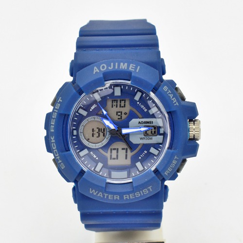 AOJIMEI  Blue Dial Men's  Sports Watch | Digital Watch