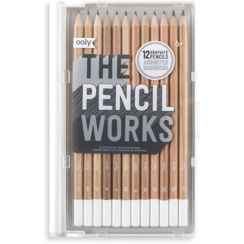 Ooly Graphite Pencils | Set of 12 | Drawing Art Sketch Graphite Pencils Box