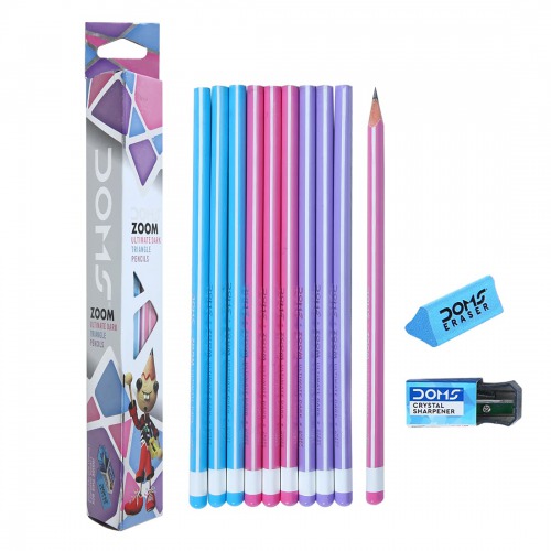 Doms Zoom Ultimate Dark Triangle Pencils | Graphic Pencil