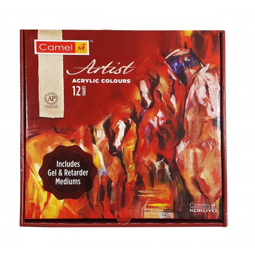 Camlin Kokuyo Artist 40 ml Acrylic Color Shade - 12 Shades