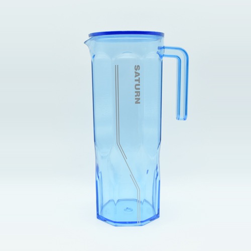 Saturn (Jug), 1200 ML, Unbreakable, Clear, Blue | Multi storage