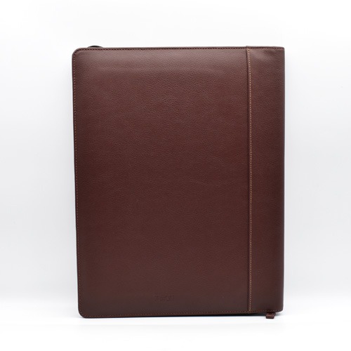 File Holder/Document File Folder, PU Leather Portfolio Organiser for Business Professionals & Students