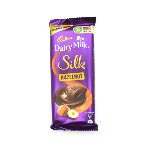 Cadbury Dairy Milk Silk Hazelnut Chocolate Bar, 143 g