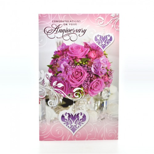 Congratulations On Your Anniversary  Card| Greeting Card