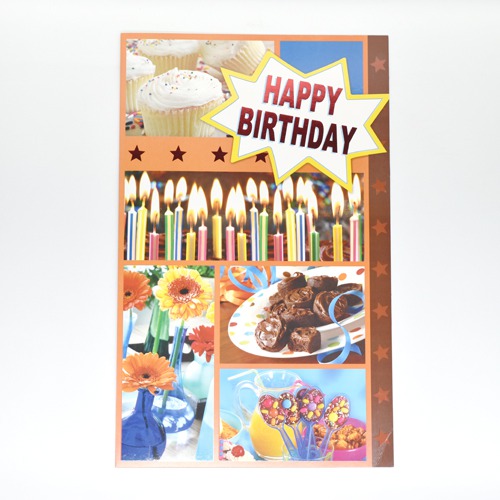 Happy Birthday Musical Singing Greeting Card with a Touch of Sound for Friends