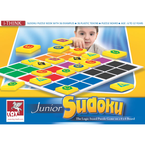 ToyKraft Plastic Junior Sudoku (Yellow)