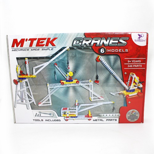 MTEK Cranes - Mechanic Toys, Birthday Gift for Boys, Boys Toys 11-12 Years