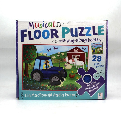 Musical Floor Puzzle With Sing Along Book