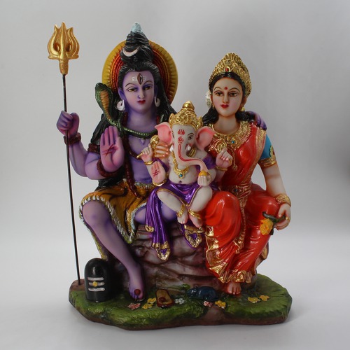 Shiva Family | Shiv Parivar Fiber Idol, Fiber Statue, Shiva Statue, Shiv Parivar