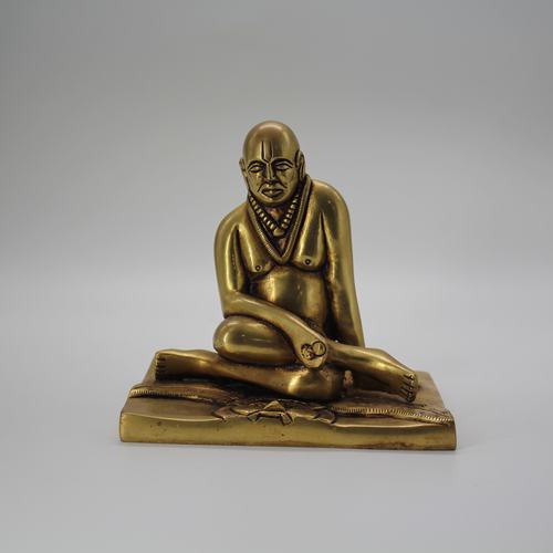 Good Gift Antique Brass Idol Shri Swami Samarth Murti/Statue/Idol for Home Decor