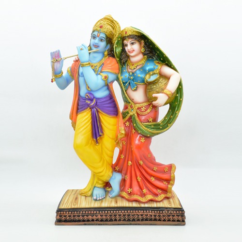 Fiber Radha Krishna Idol Statue Showpiece