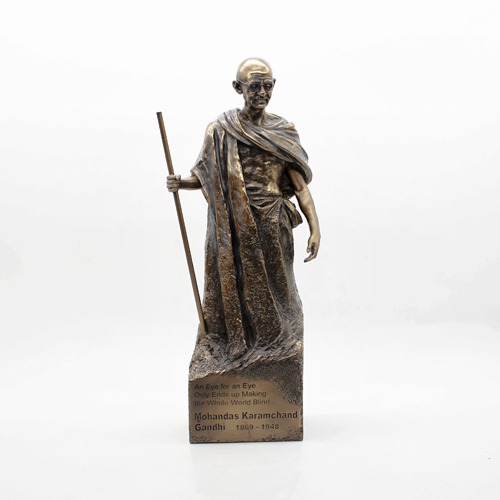 Mahatma Gandhi Statue| Resin Metallic