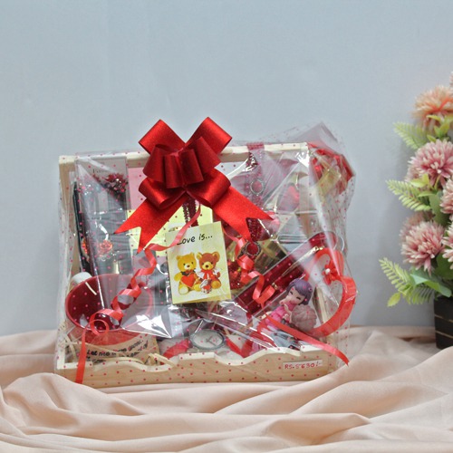 Wooden Basket Hamper For Her | Unique Gift Hamper |  Perfect Gift Hamper Her | Gift Hamper | Hamper