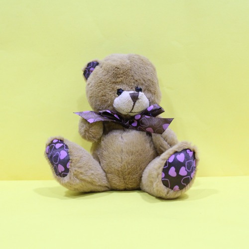 Cute Brown Teddy Key Chain | Soft Toys Polyester Teddy Bear Key Ring Keychain for Girls Bag Scooty Bike Car Keys