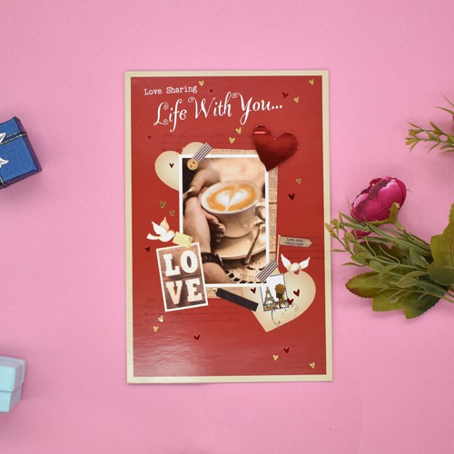 Love Sharing life With You Greeting Card