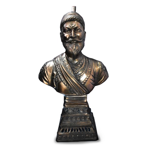 Gun Metal Copper Chhatrapti Shivaji Maharaj Idol