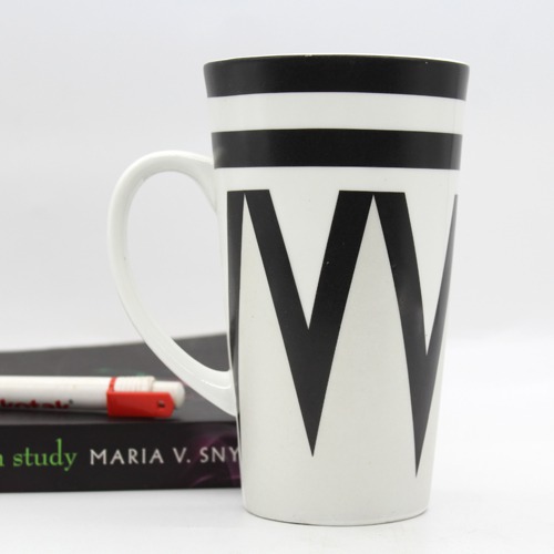 Milk Mug Large Monochrome Ceramic Mug