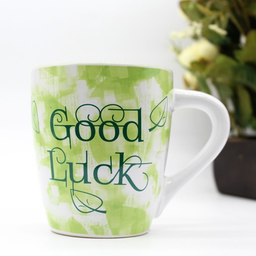 Good Luck Printed Ceramic Coffee Mug