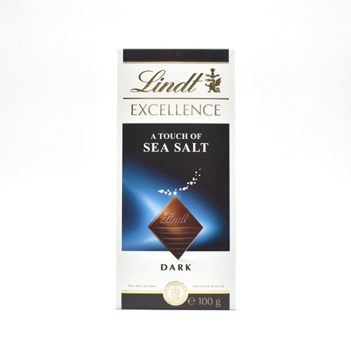 Lindt Excellence Sea Salt Chocolate Bar 100g