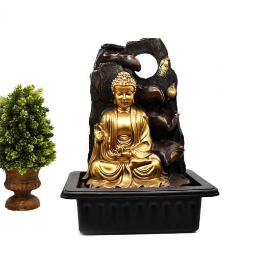 Stylish And Thoughtful Housewarming Buddha Waterfall Fountain For Home Decor