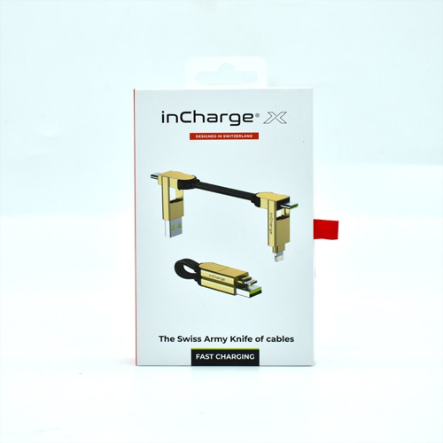 InCharge X - Multi-Charger Portable Keyring Micro USB Lightning USB-C