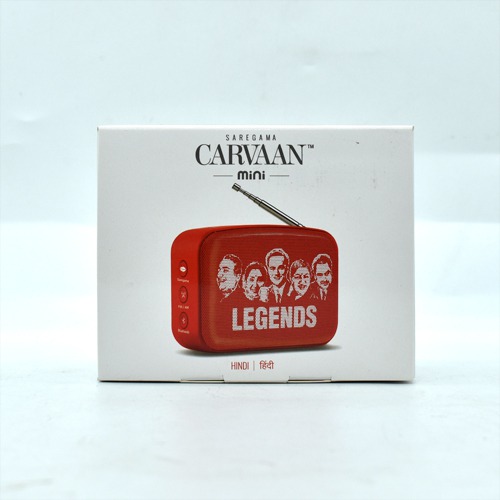 Saregama Carvaan Mini Hindi 2.0- Music Player Sunset Red