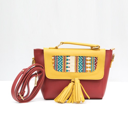 Red Yellow Women Sling Bag - Mini | Mini Hand Bag | Handbag | Gift For Women