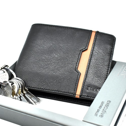 Elan Bi-fold Card Men's Leather Wallet | Leather Wallet for Men| Card Slots | Coin Pocket | Currency Slots | ID Slot