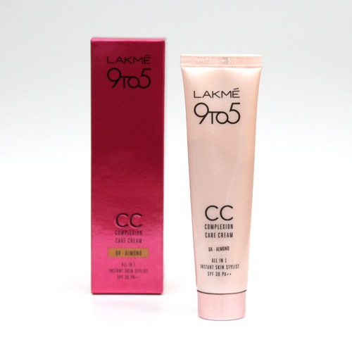 Lakme 9 to 5 CC Cream - ALMOND SPF 30, Conceals Dark Spots & Blemishes, 30 g