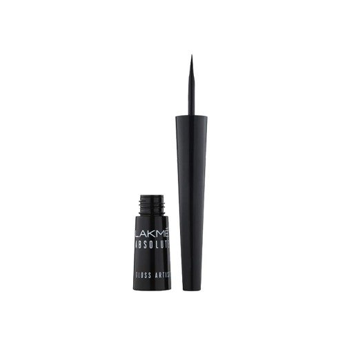 Lakmé Absolute Gloss Artist Liquid Eye Liner, Black, Smudge Proof, Long Lasting, 2.5 ml