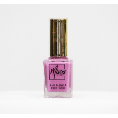 Miscos Fudge Fondant Nail Lacquer Glossy| Pink Colour Nail Polish