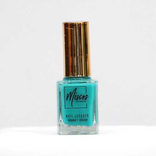 Miscos Dark Cyan Nail Lacquer Glossy | Nail Polish