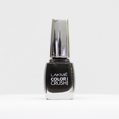 Lakme True Wear Colour Crush ,67 | Black Colour Nail Polish