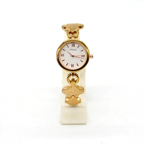 Golden Dial Roman Number's Women's Watch