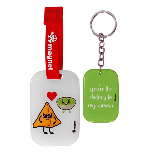 Perfect Snack Bag Tag Set | Luggage Tags for Trolley, Suitcase, Backpacks