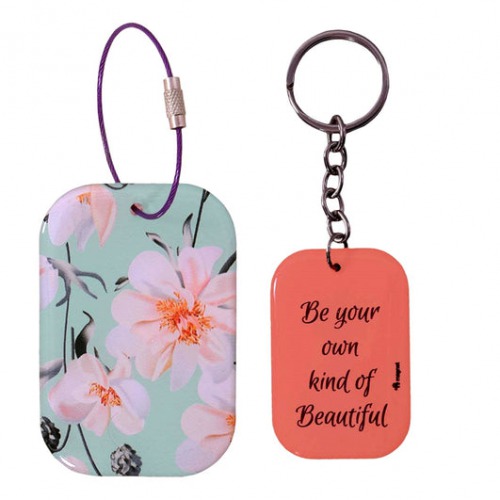 Because Beauty Need No Definition Bag Tag Set | Luggage Tags for Trolley, Suitcase, Backpacks