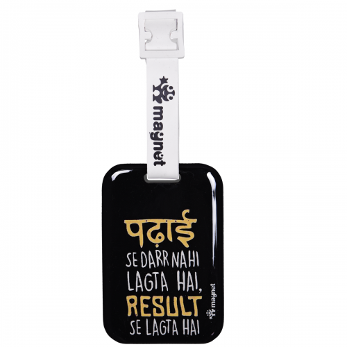 Padhai < Result ka Darr Bag Tag | Luggage Tags for Trolley, Suitcase, Backpacks