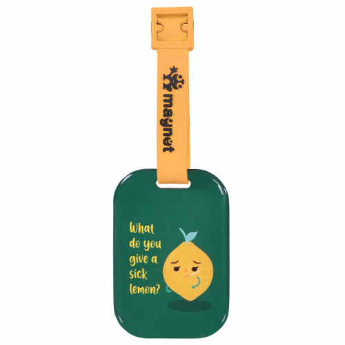 Nothing Like Fresh Lemon Bag Tag | Luggage Tags for Trolley, Suitcase, Backpacks