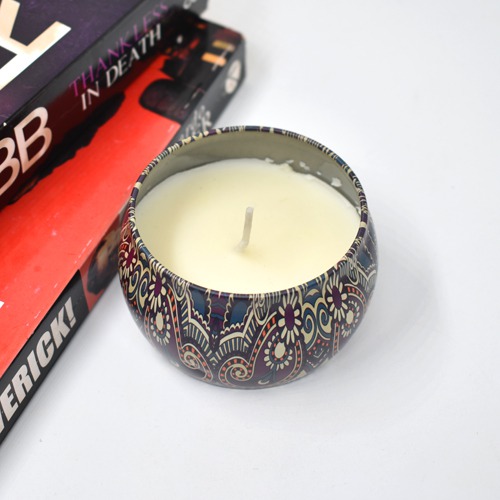 Scented Candle Metal Box | Wax Tin Jar Candles
