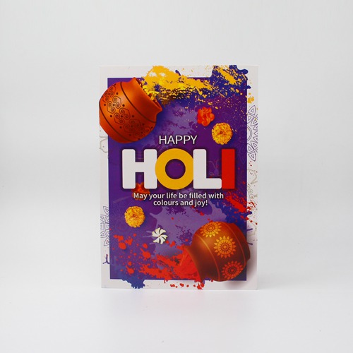 Happy Holi May Your Life Be Filled With Colors And Joy Card