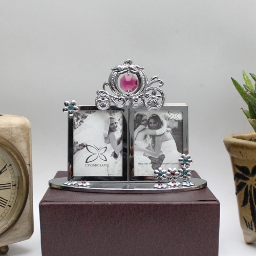 Cinderella Wedding Carriage Metal Picture Frame