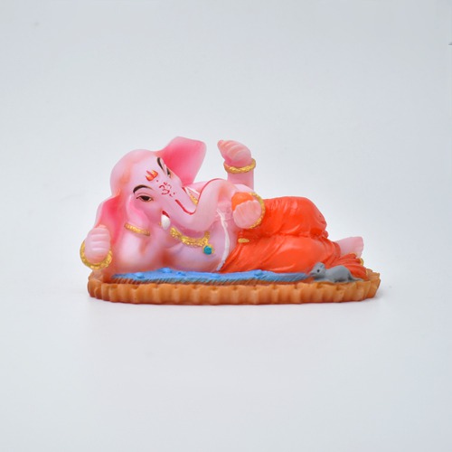 Sleeping Ganesha Idol for Cr Dashboard ( Size 5 x 9 x 5 cm)